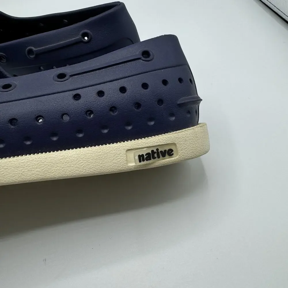 Native Unisex Howard Sugarlite Slip on Rubber Loafers Boat Shoes M8/W10 Navy